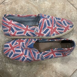 TOMS Union Jack Espadrille Shoes